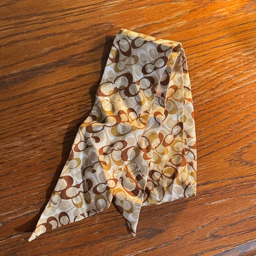 Coach Multicolor Patterned Scarf - image 1